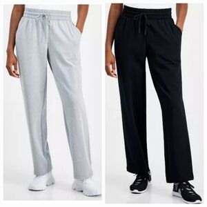 Bundle of 2 Pairs of ID Ideology,Women's High-Rise Fleece Sweatpants Medium New